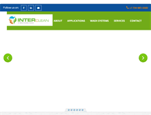 Tablet Screenshot of interclean.com